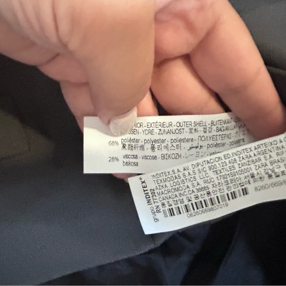 Zara NWT cropped grey blazer with shoulder pads- blogger’s favourite- XS - Picture 8 of 12